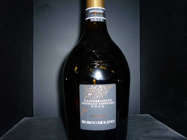 Borgo Molino Prosecco Superiore extra dry Vino Spumante, Valdobbiadene DOCG 0,375l