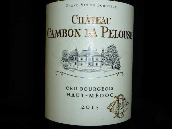 Chateau Cambon la Pelouse Cru Bourgeois 2015
