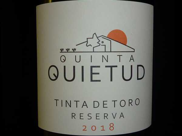 Quinta Quietud Reserva Toro 2018 Bio