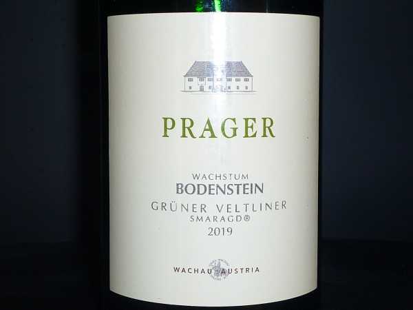Prager Grüner Veltliner Smaragd Wachstum Bodenstein DAC 2019