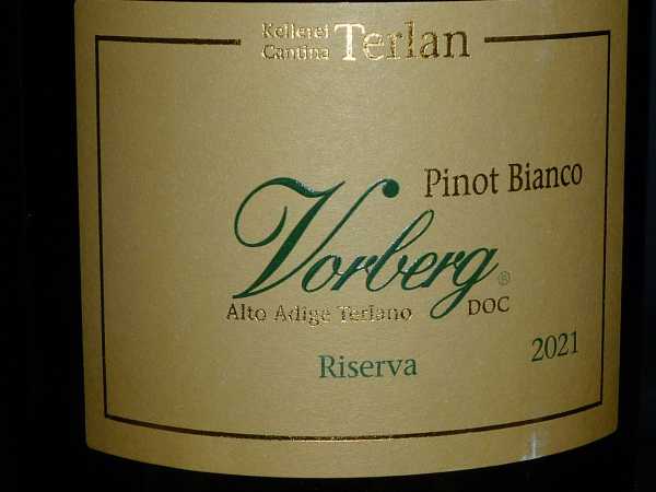 Terlan Pinot Bianco Riserva "Vorberg" 2021