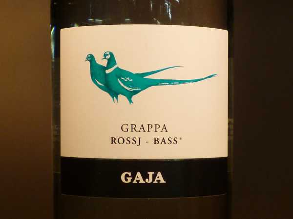 Gaja Castello Rossj-Bass Grappa