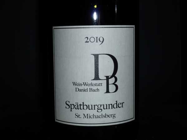 Wein-Werkstatt Daniel Bach Spätburgunder St. Michaelsberg trocken 2019