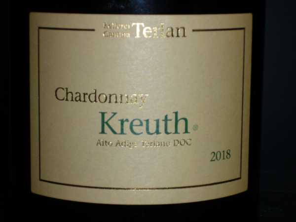 Terlan Chardonnay "Kreuth" Alto Adige Terlaner doc 2018