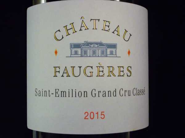 Chateau Faugeres Saint-Emilion Grand Cru Classé 2015