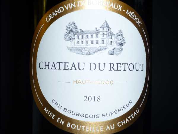 Chateau du Retout Cru Bougeois Haut-Médoc 2018