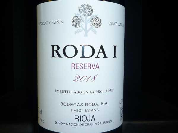 Roda 1 Reserva Rioja 2018